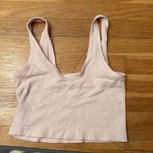 cute baby pink tank, nothing wrong, just not my size anymore